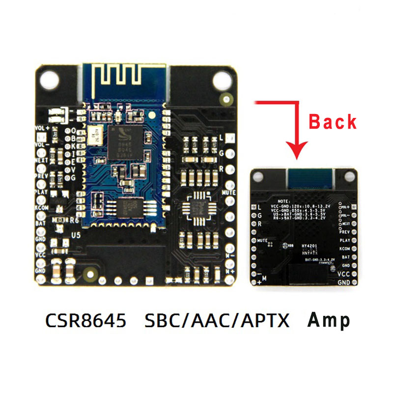 DC 12V/5V CSR8645 APT-X Lossle - Audio X Music avis et prix