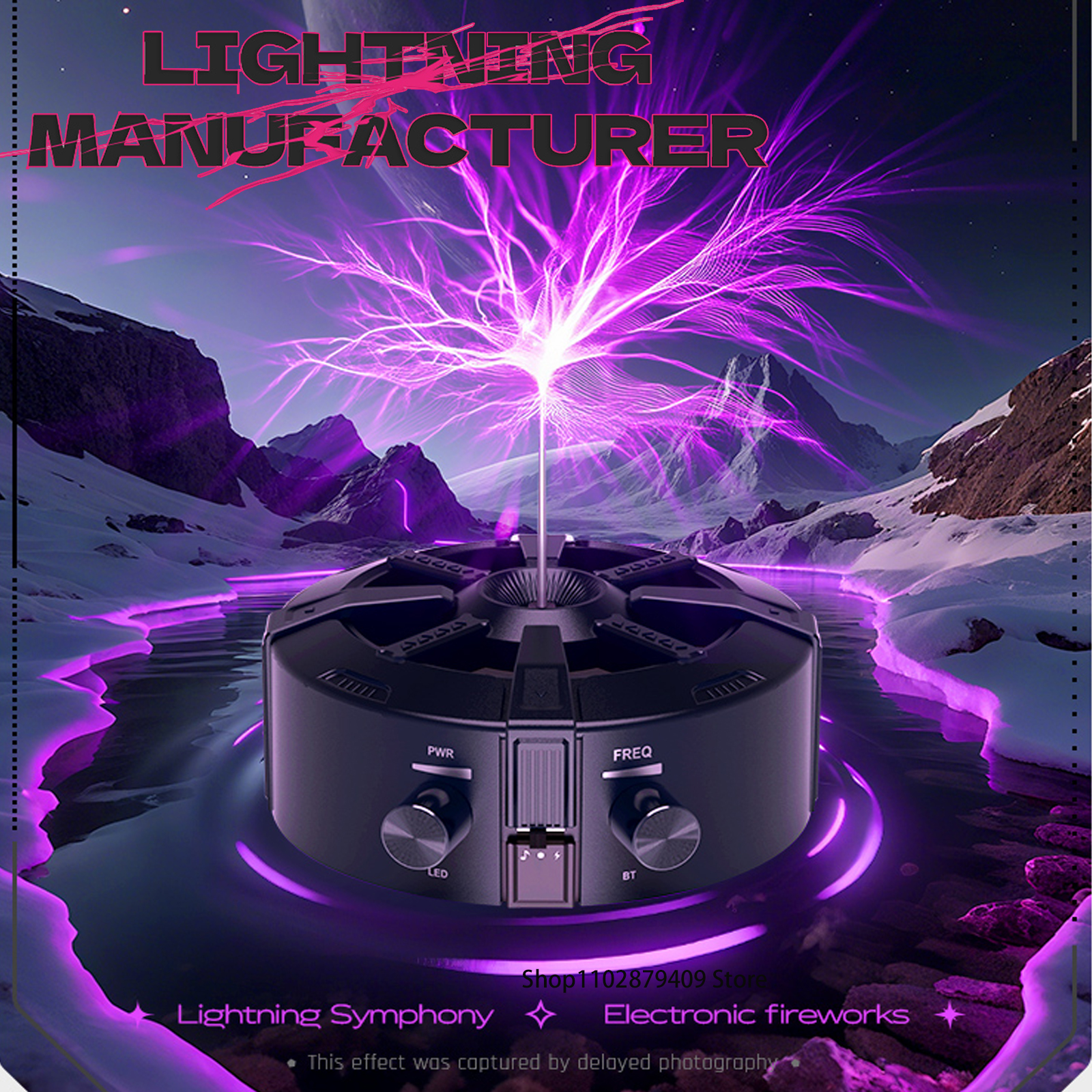 Newest Music Tesla Coil Blueto - Audio Music Generator avis et prix