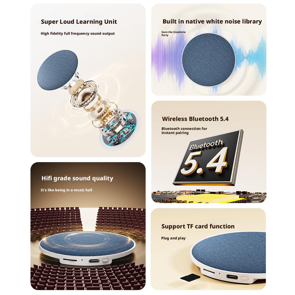 1PCS Sleep White Noise Bluetoo - Audio Music Enhancer avis et prix