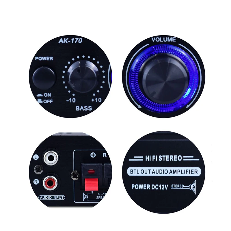 AK170 Mini Digital Power Audio - Audio Music Generator avis et prix
