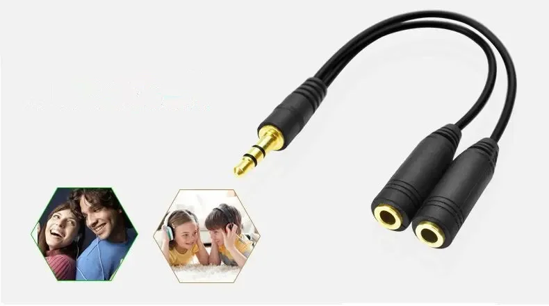 Headphone Splitter, 3.5mm Exte - Audio Music Box avis et prix