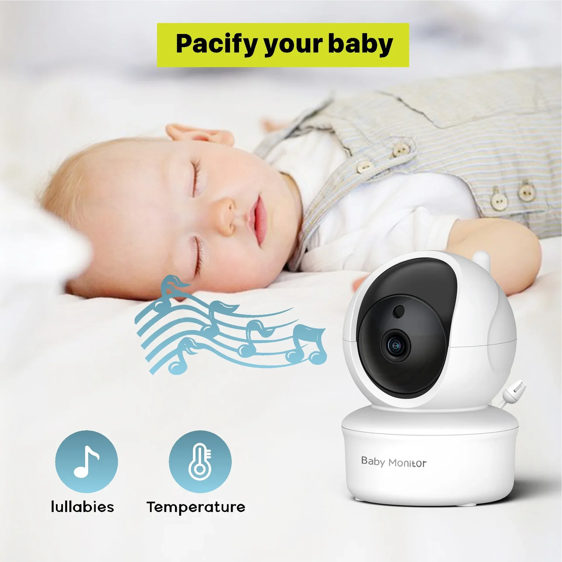5.0 Inch Video Baby Monitor Wi - Audio X Music avis et prix
