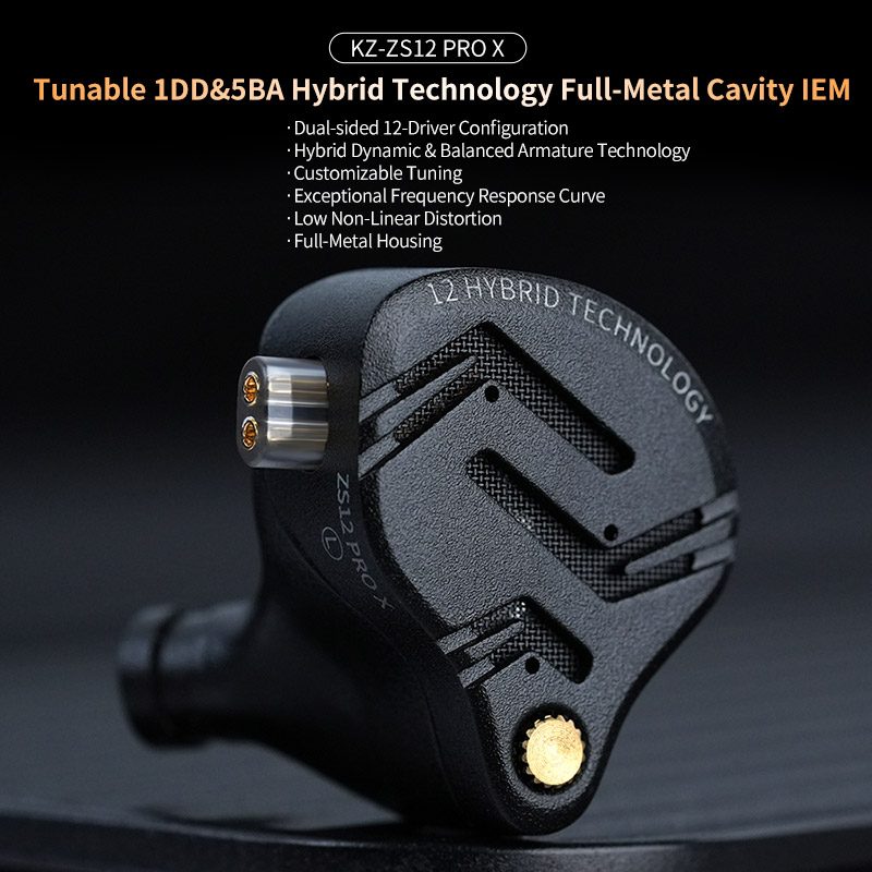 KZ ZS12 PRO X Metal Earphones  - Audio X Music avis et prix