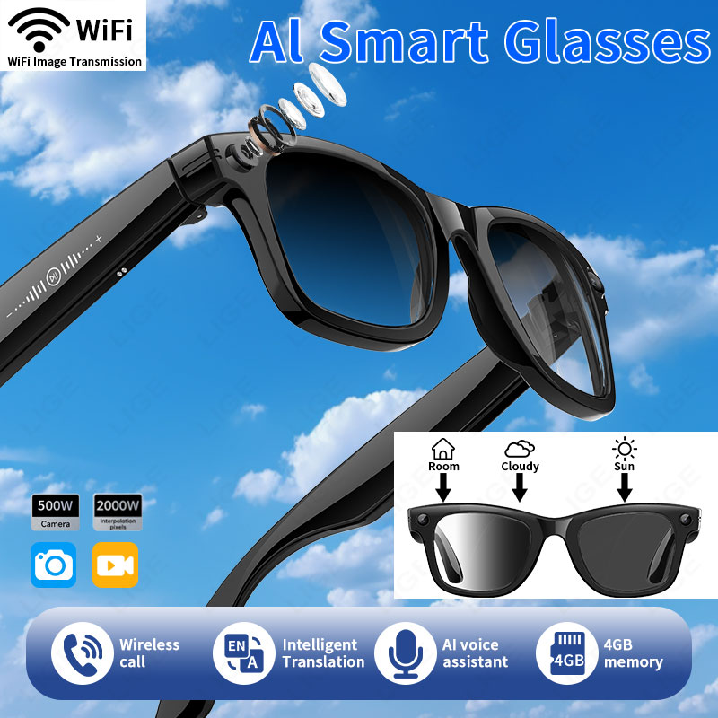 New Upgrade Smart Glasses 5MP  - Audio Music Recognition avis et prix