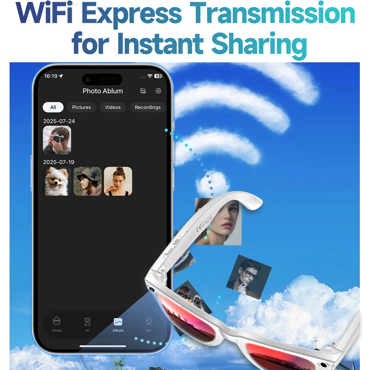 Trending Smart Sunglasses With - Audio Music To Video Ai Free avis et prix