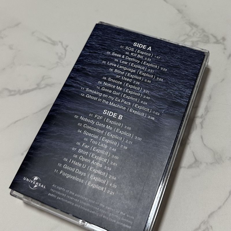 Western R&B Music Cassette Tap - Audio Music Lyrics avis et prix