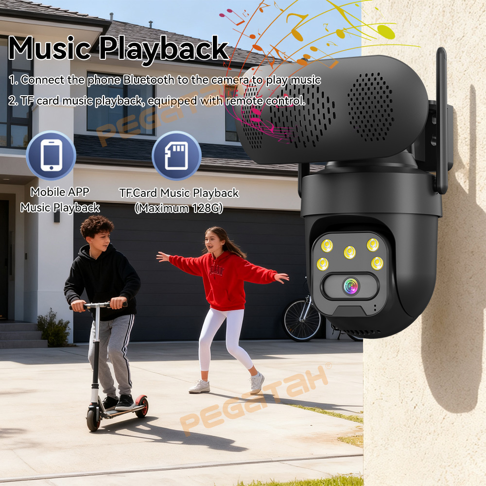 5MP IP Camera Outdoor 2.4G WiF - Audiovision Music Player avis et prix