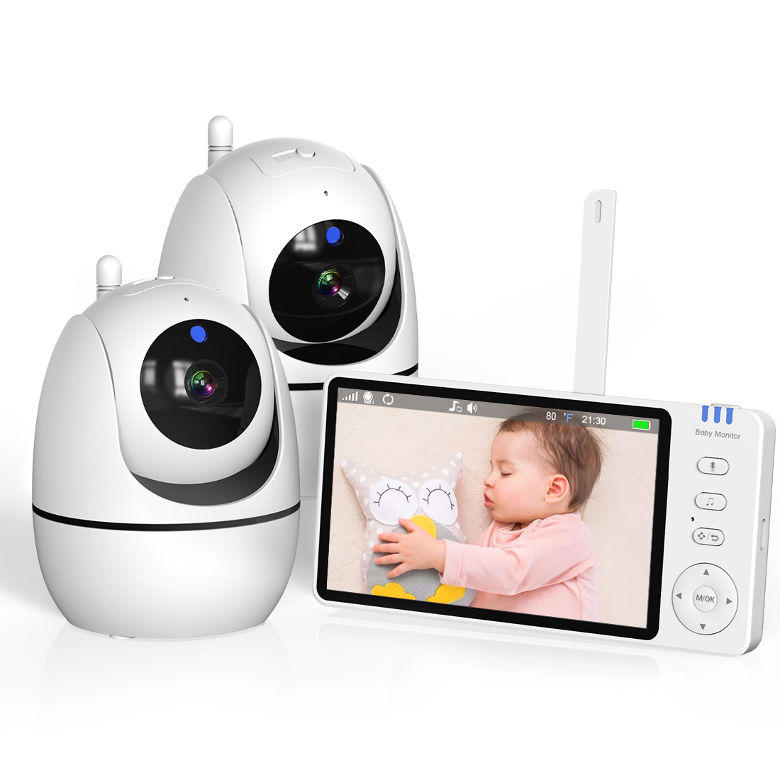 720P HD Wireless Video Baby  5 - Audiovision Music Player avis et prix