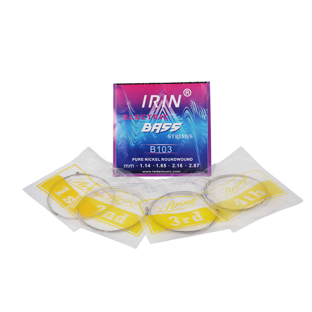 IRIN 4Pcs  4-String Bass Guita - Bass Guitar Strings avis et prix