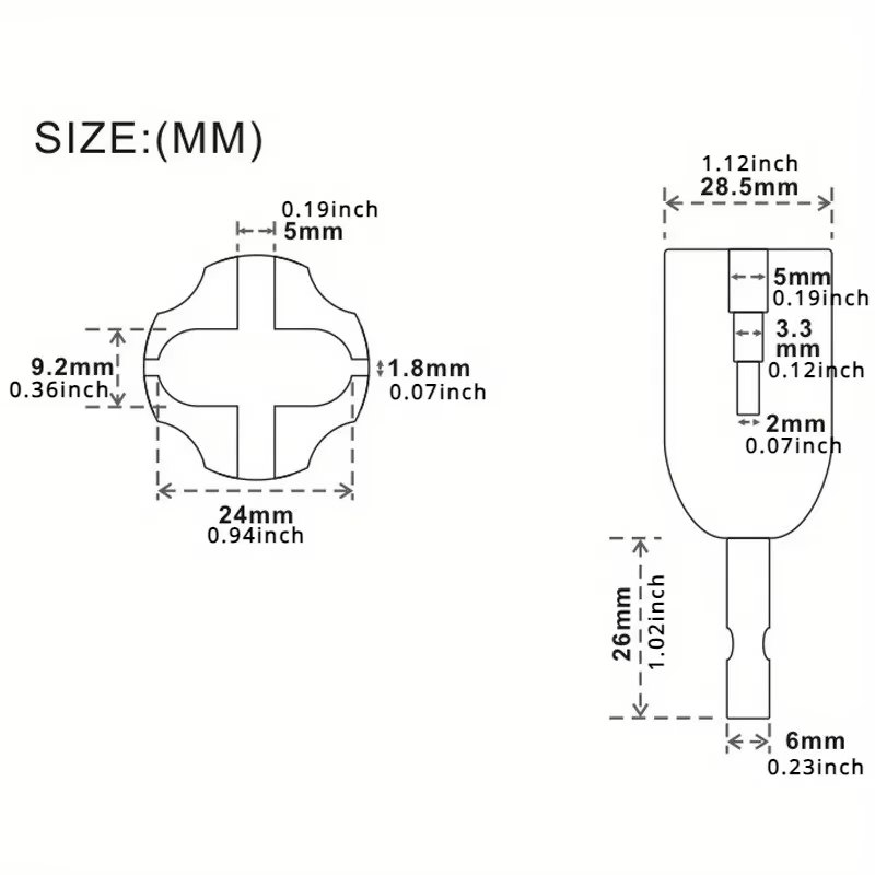 Miwayer  1/2PCS  Electric Guit - Guitar Slide Tube avis et prix