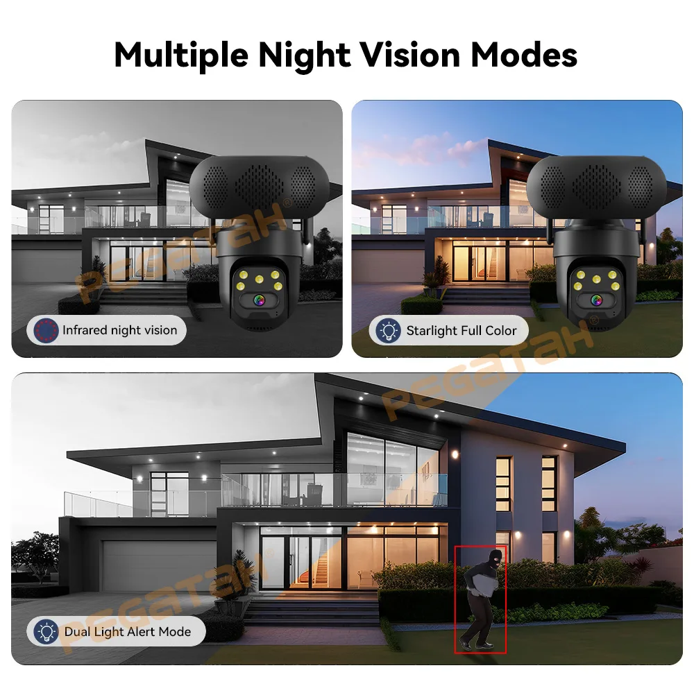 8MP WiFi IP Camera with Music  - Audiovision Music Player avis et prix