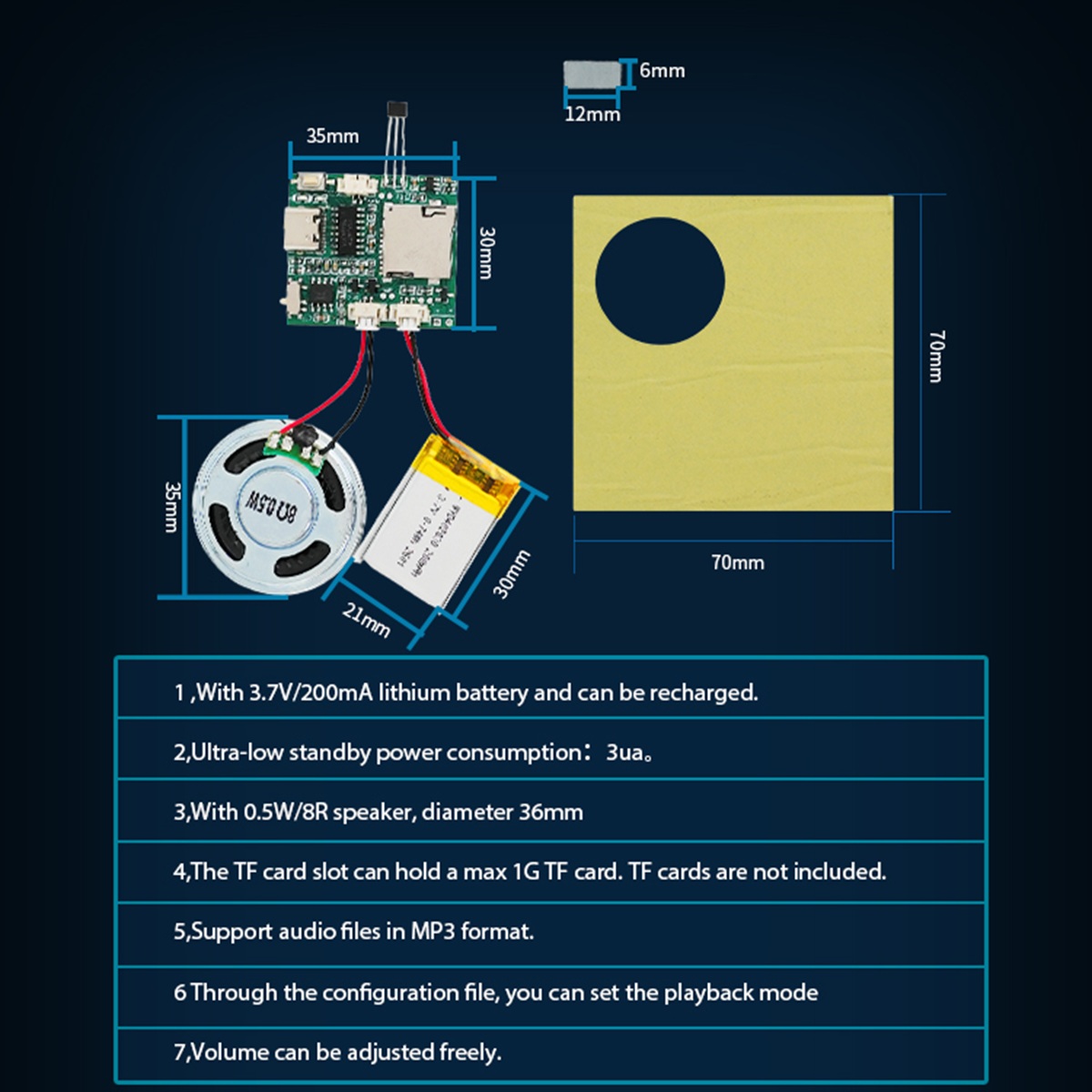 Programmable Sound Recorder Mo - Audio Music Mp3 Download avis et prix