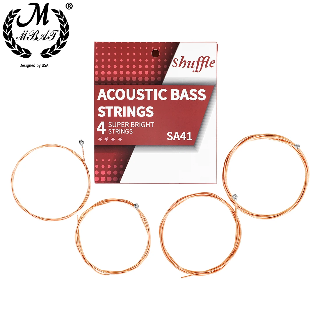 M MBAT Acoustic Bass Strings 4 - Bass Guitar Strings avis et prix