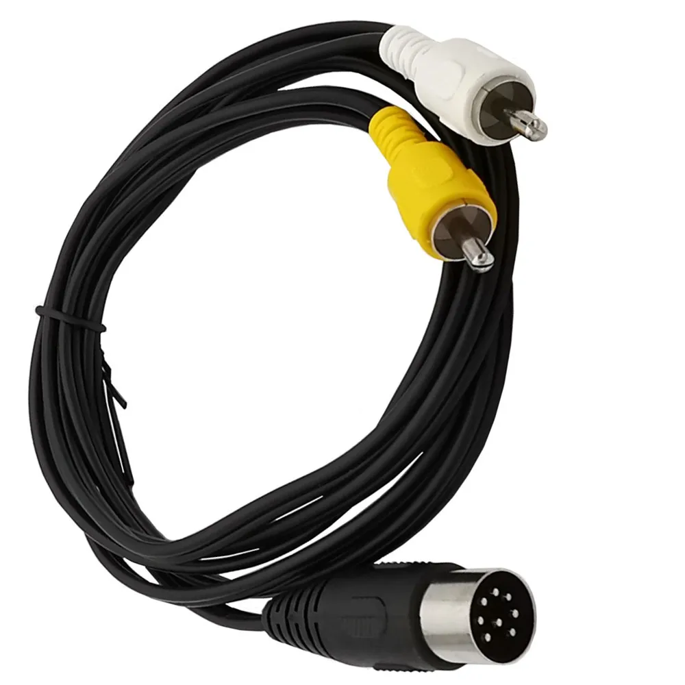Din 8 Pin to 2RCA Cable 8Pin D - Audio Music Box avis et prix