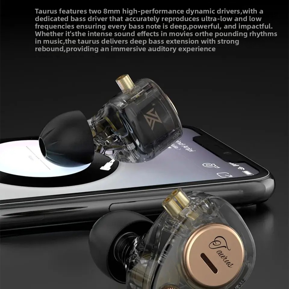 KZ Taurus In Ear Wired Earphon - Audio Music Dj avis et prix