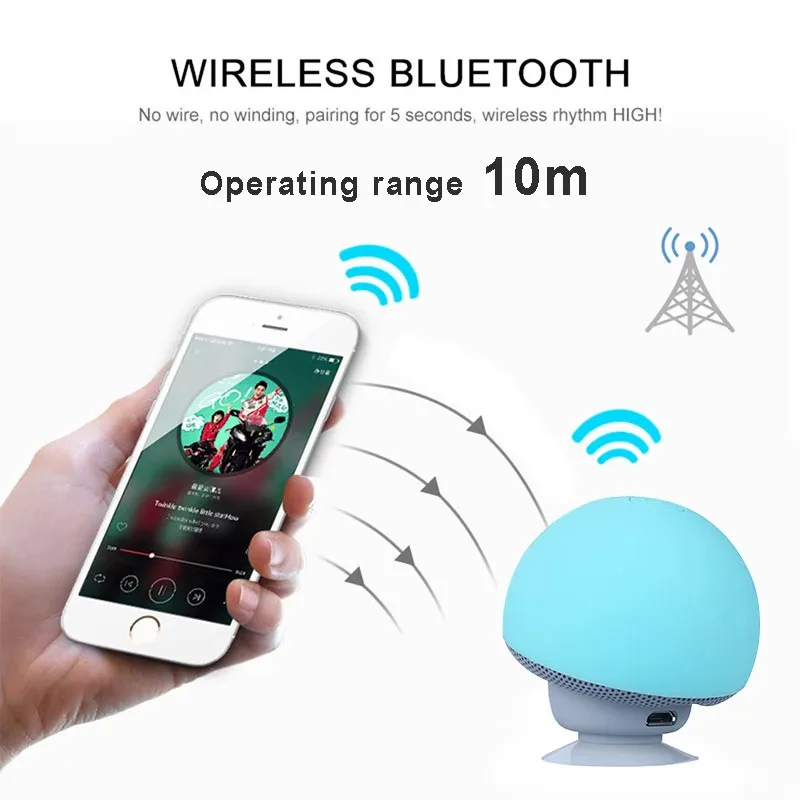 Mini Mushroom Bluetooth Speake - Audio Music Box avis et prix