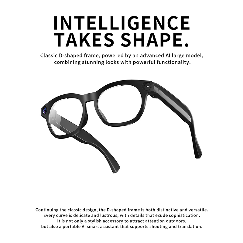 2026 New Smart Glasses 800W HD - Audio Music To Video Ai Free avis et prix