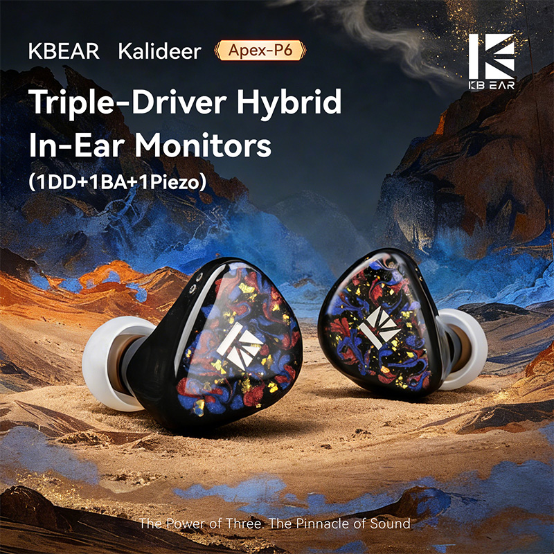  KBEAR Kalideer Apex-P6 HiFi  - Audio Music Dj avis et prix