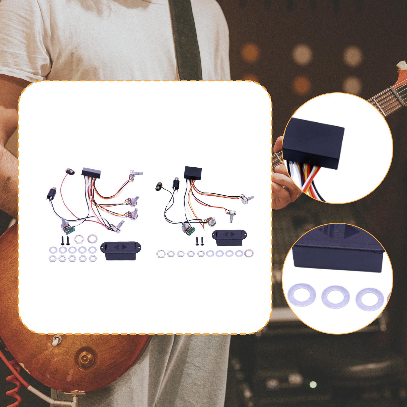 Bass Pickups 4 Strings Active  - Bass Guitar Strings avis et prix