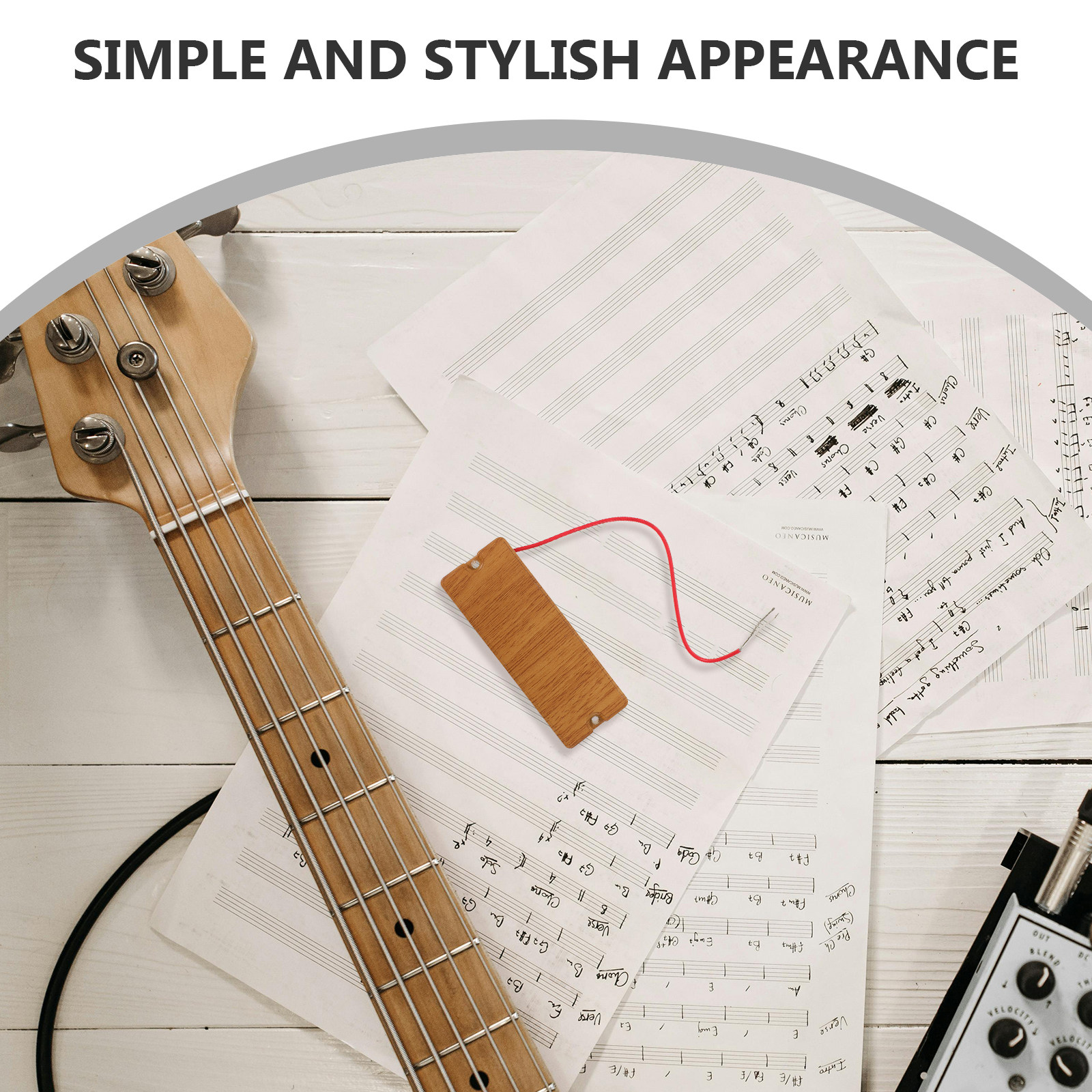 Metal Dual Coil Humbucker Pick - Bass Guitar Strings avis et prix