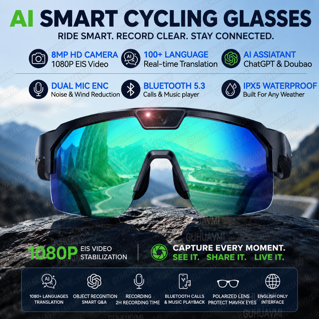 2026 Upgrade Smart Glasses wit - Audio Music To Video Ai Free avis et prix