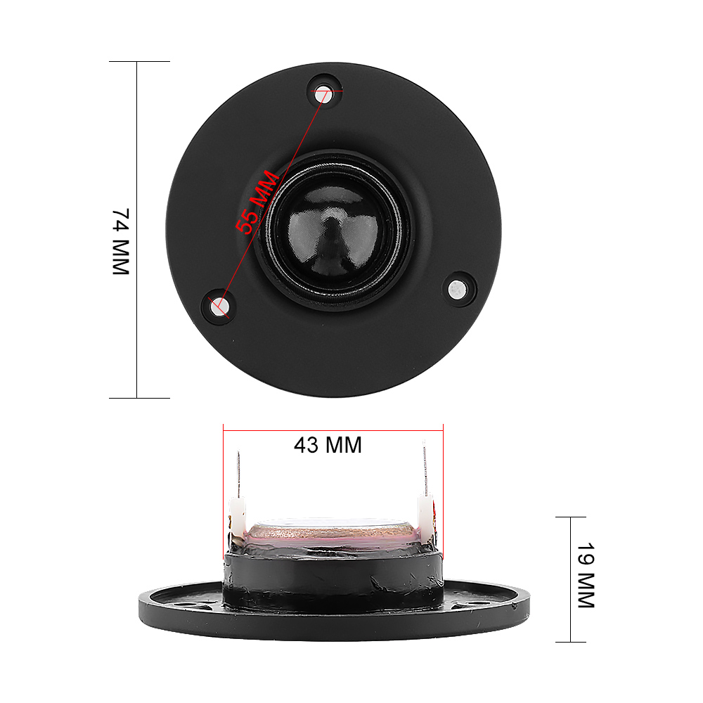 AIYIMA 2Pcs 3 Inch Tweeter Sou - Audio Music Generator avis et prix