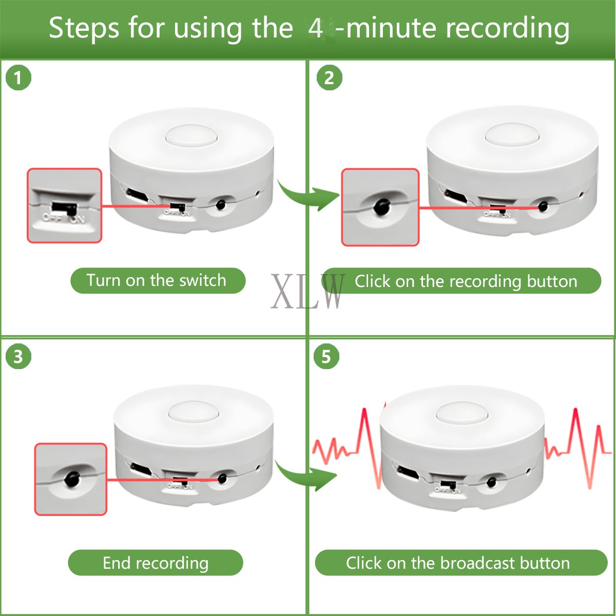 4M Voice Recording Button for  - Audio Music Box avis et prix