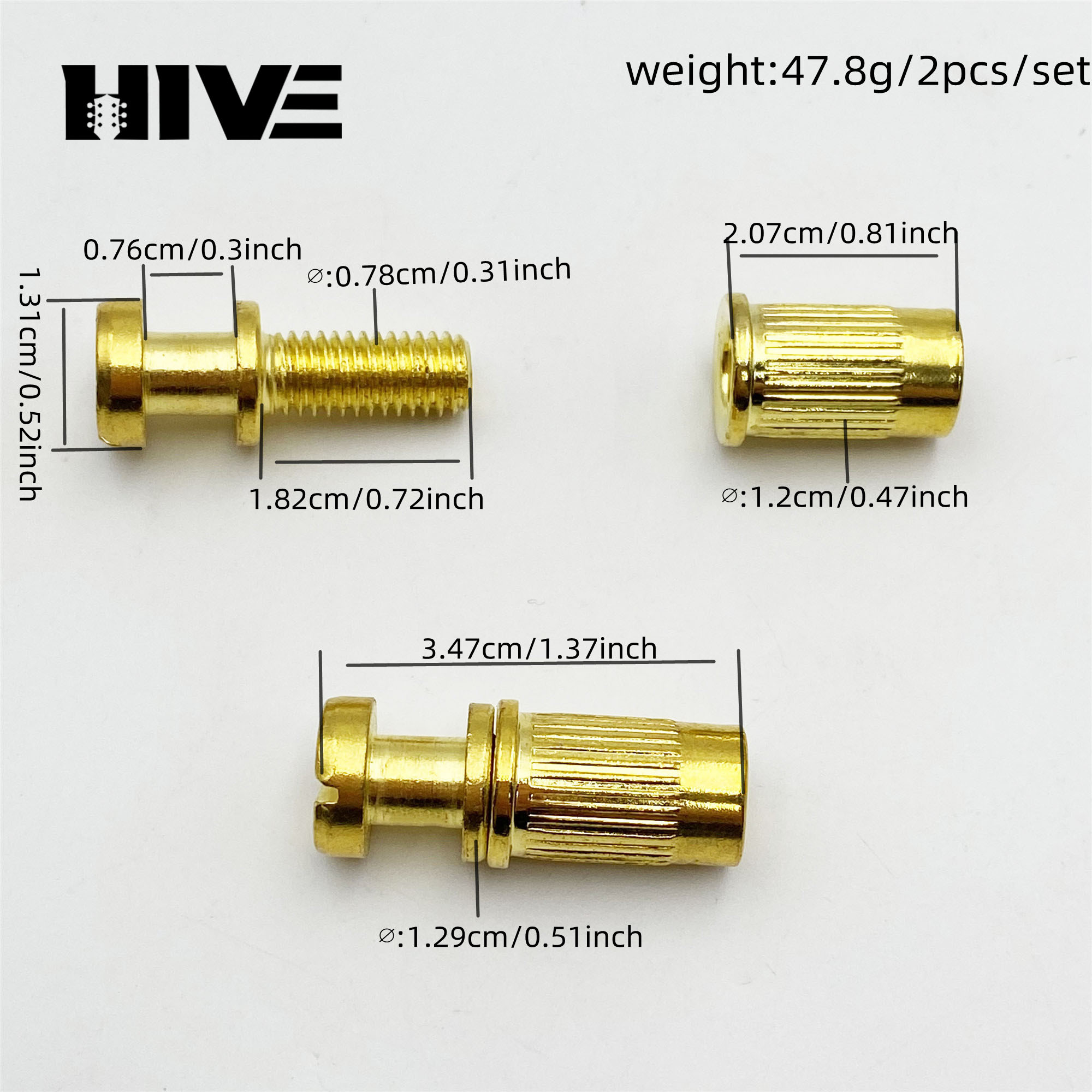 2Pcs Electric Guitar Bridge Po - Guitar Slide Tube avis et prix