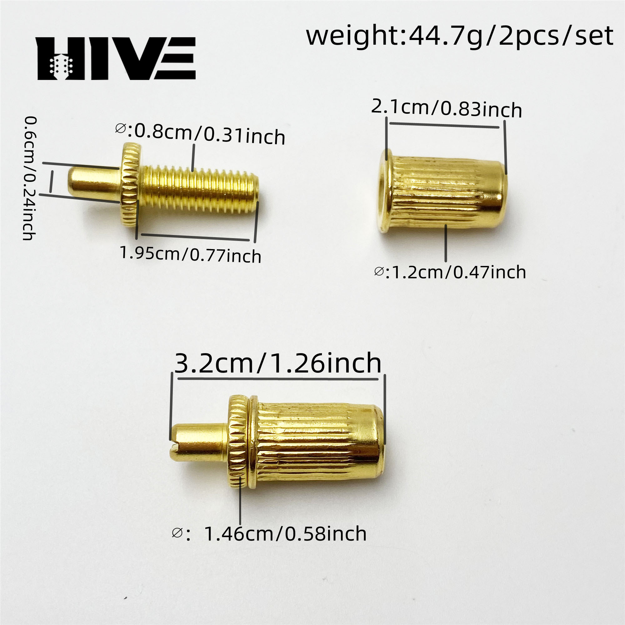 2Pcs Electric Guitar Bridge Po - Guitar Slide Tube avis et prix