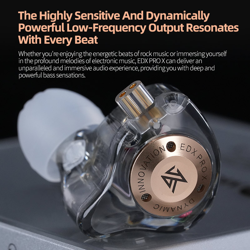 KZ EDX PRO X Dynamic Drive Ear - Audio Music Dj avis et prix