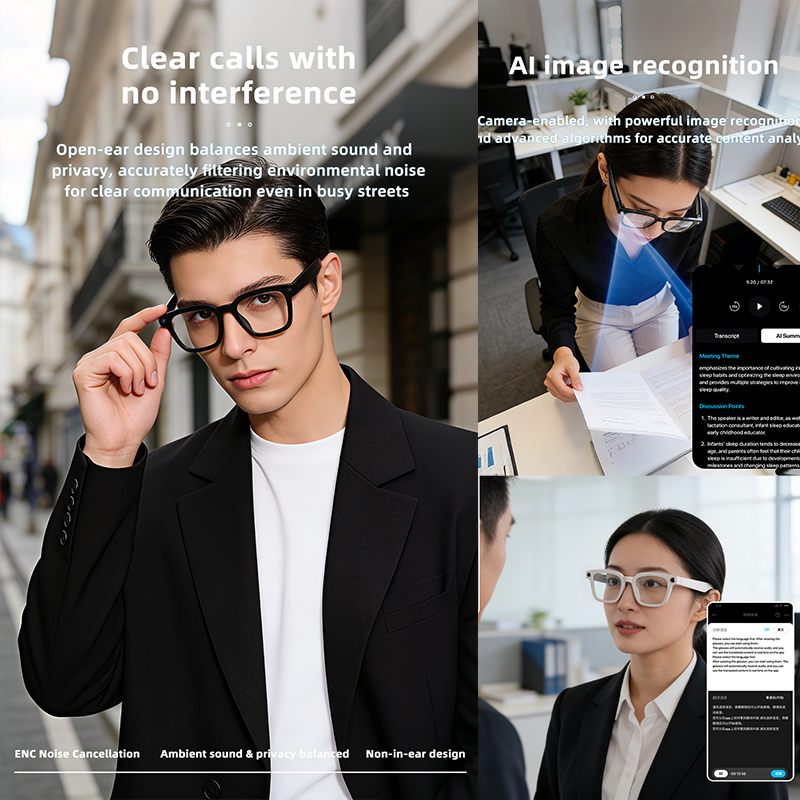 800W Smart Shooting Glasses An - Audio Music Recognition avis et prix