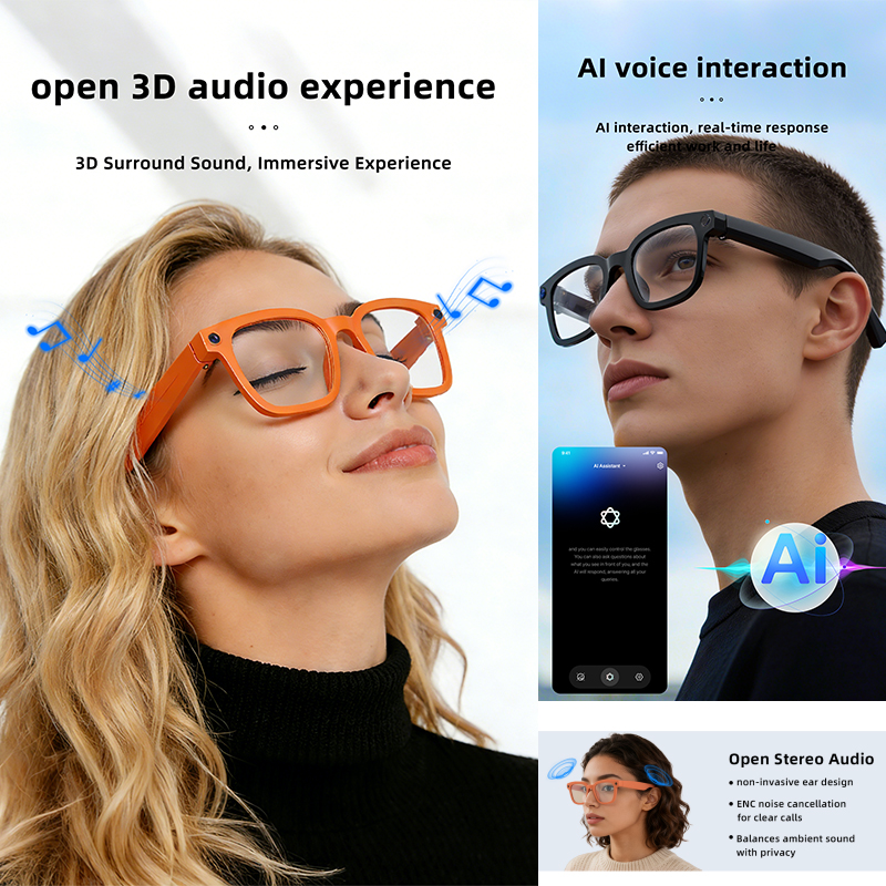 800W Smart Shooting Glasses An - Audio Music Recognition avis et prix