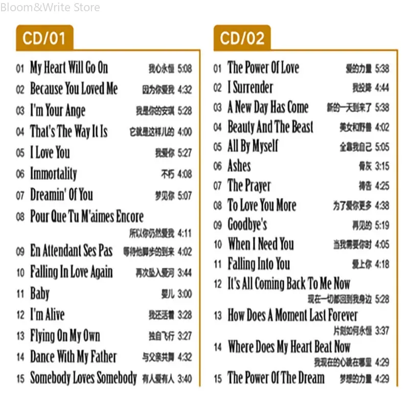 Classic Celine  Love Song Coll - Music Song Audio avis et prix