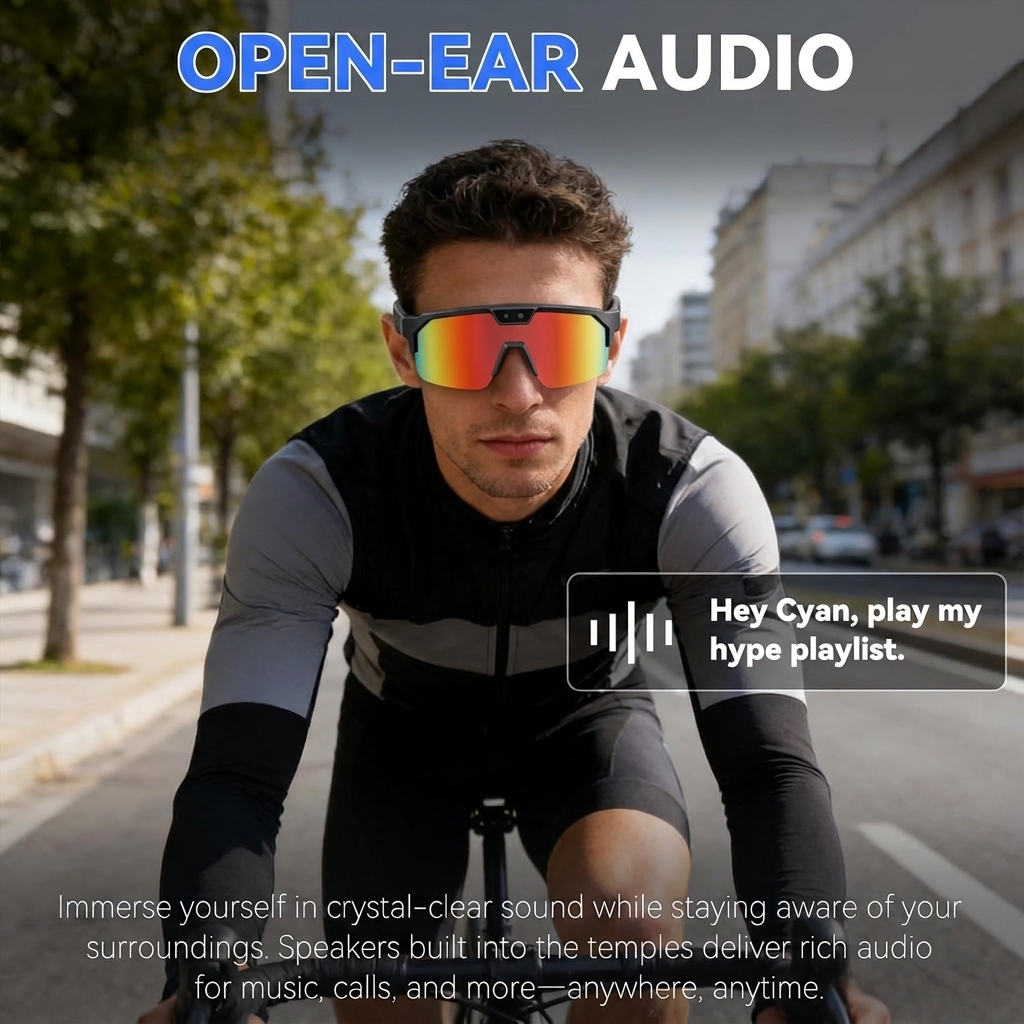 2026New AI Smart Glasses 1200P - Audio Music To Video Ai Free avis et prix