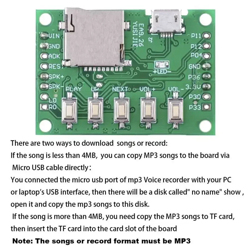 MP3 Voice Module Kit Welcomer  - Audio Music Mp3 Download avis et prix