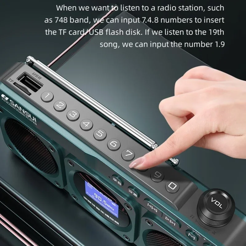 Portable F28 FM Radio Hi-fi So - Audio Music Lyrics avis et prix