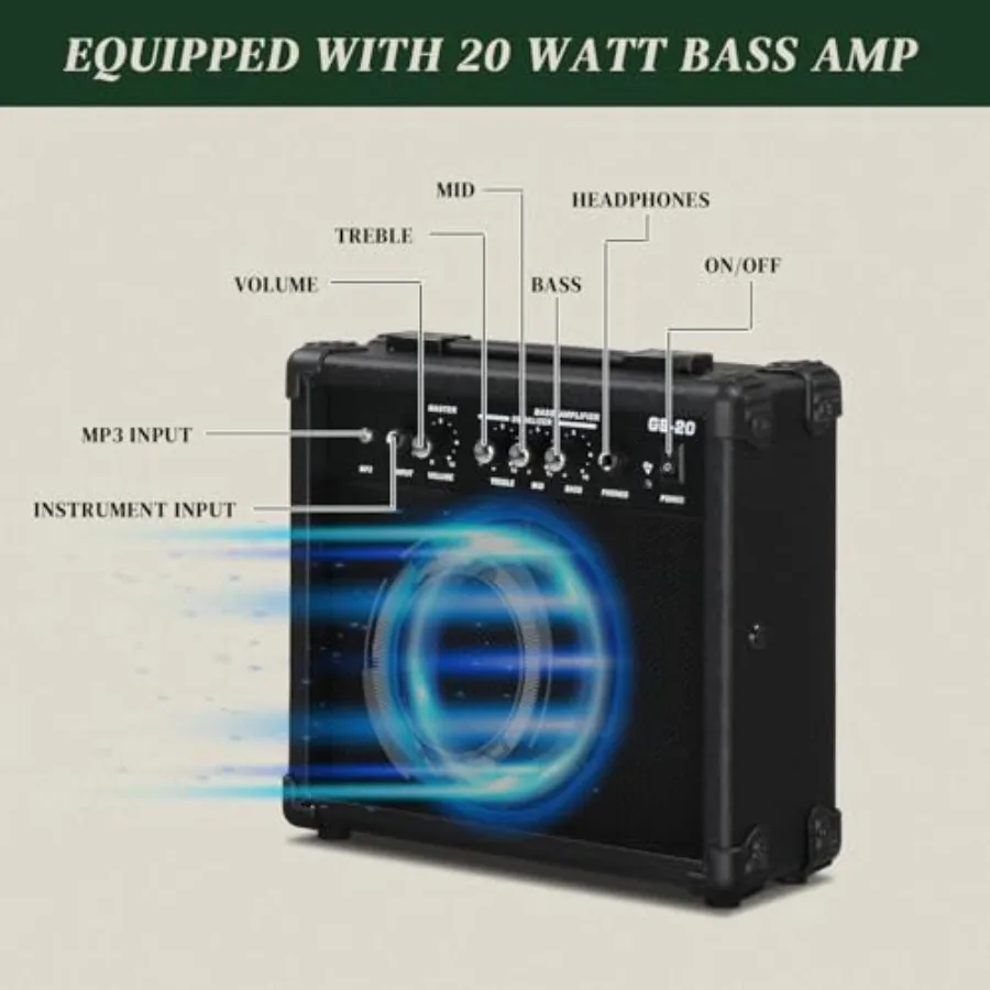4 String Electric Bass Guitar  - Bass Guitar Strings avis et prix