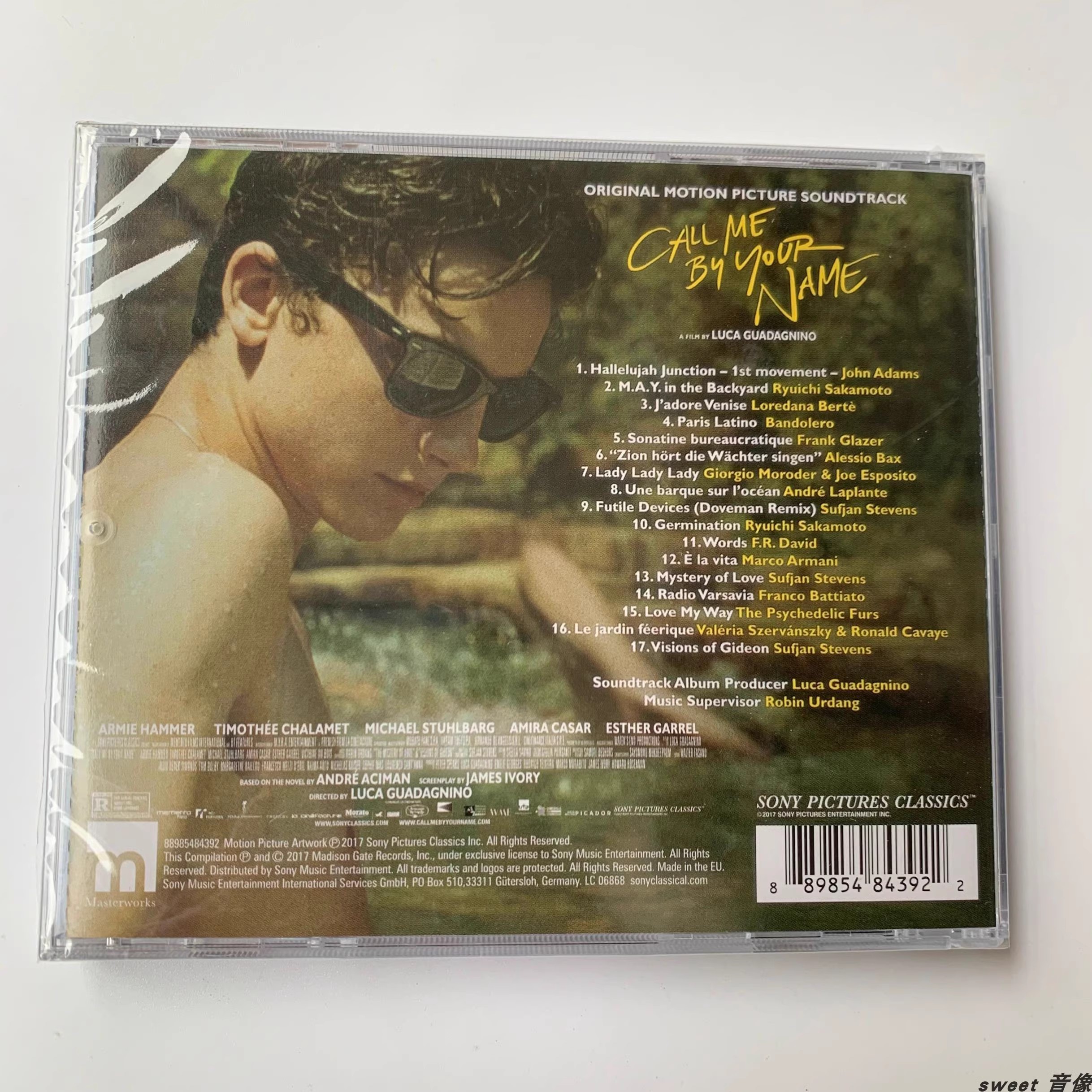 Call Me by Your Name Album Mus - Audio Music Box avis et prix