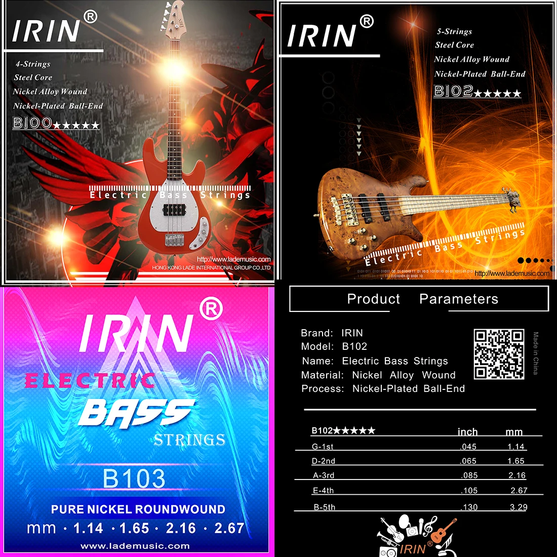 IRIN Electric Bass Strings Pro - Bass Guitar Strings avis et prix