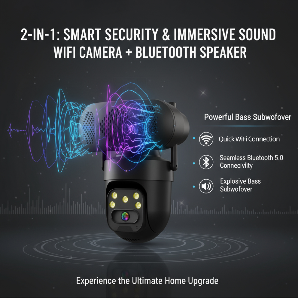 ICSEE 5MP WiFi PTZ IP Camera w - Audiovision Music Player avis et prix