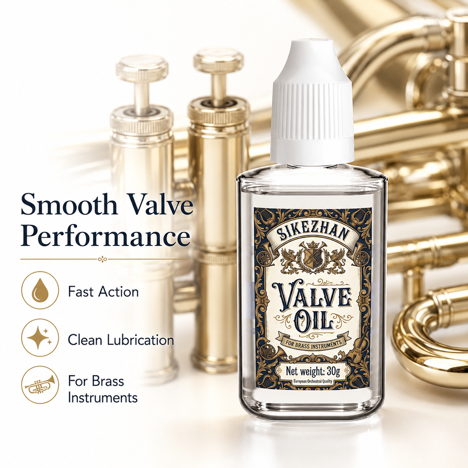 Professional Brass Instrument  - Trumpet Valve Oil avis et prix