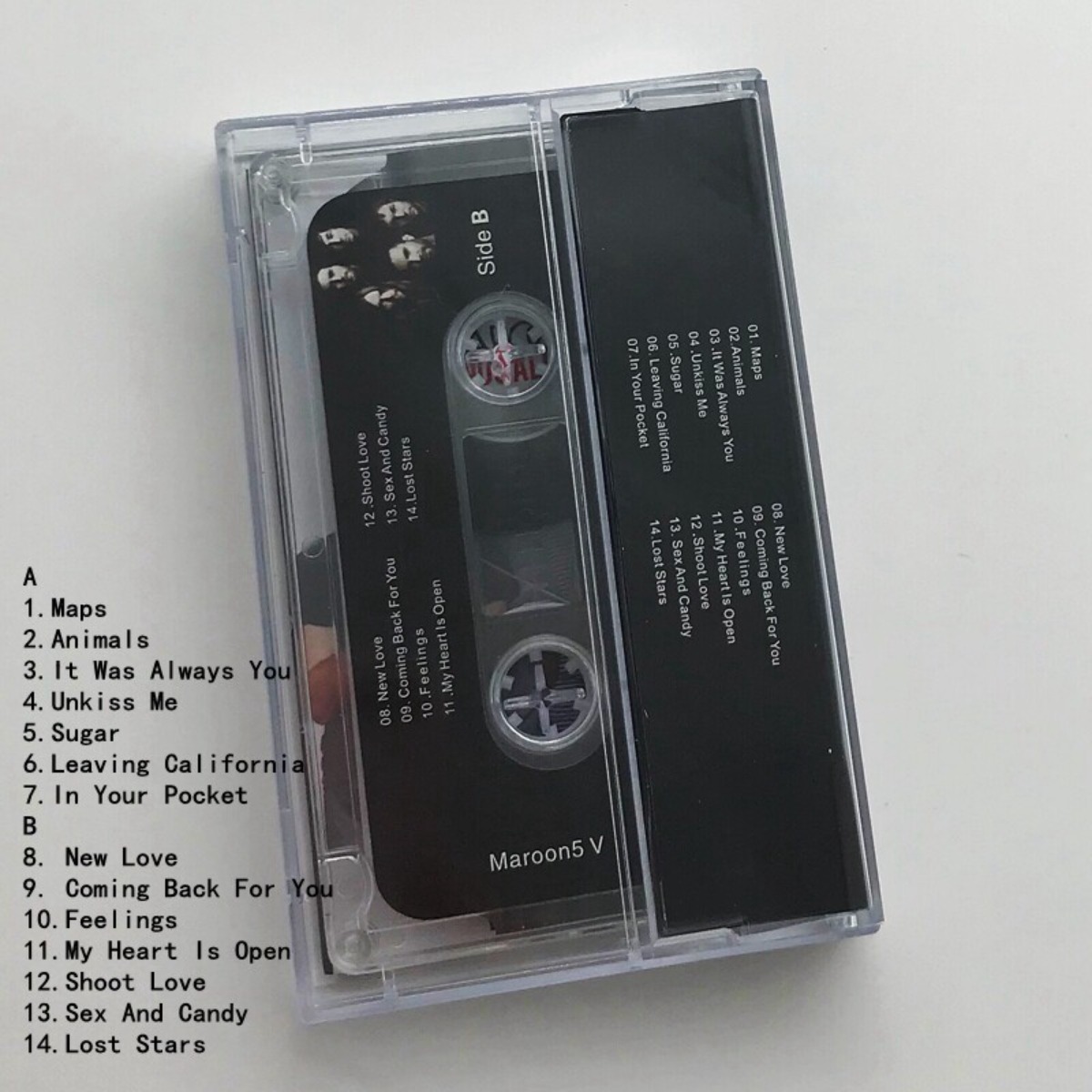Maroon 5 V Cassette Tape Engli - Music Song Audio avis et prix