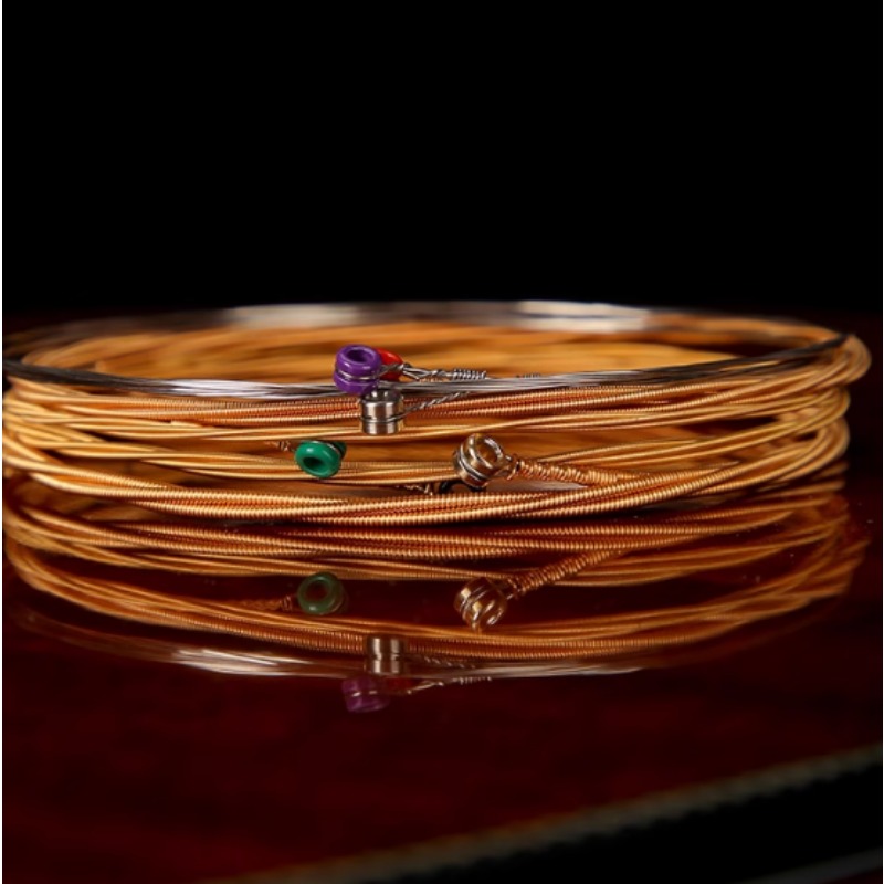 Wooden Acoustic Guitar Second  - Bass Guitar Strings avis et prix