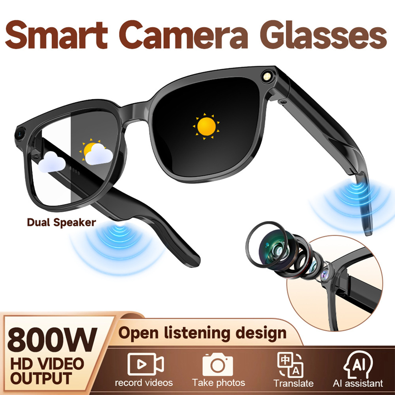 AI Smart Glasses with Camera 4 - Audio Music Recognition avis et prix