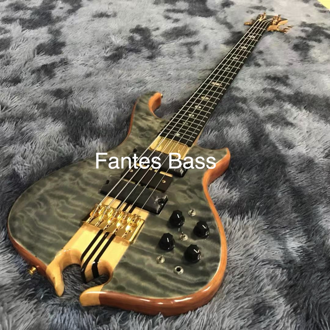 Custom Alem Flamed Maple Top C - Bass Guitar Strings avis et prix