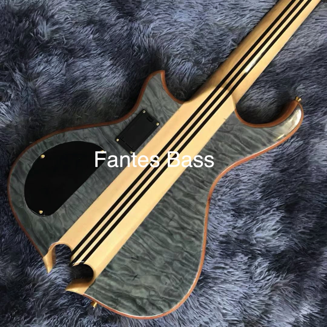 Custom Alem Flamed Maple Top C - Bass Guitar Strings avis et prix